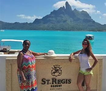 Angela in French Polynesia