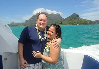 Bianca and Frank in French Polynesia