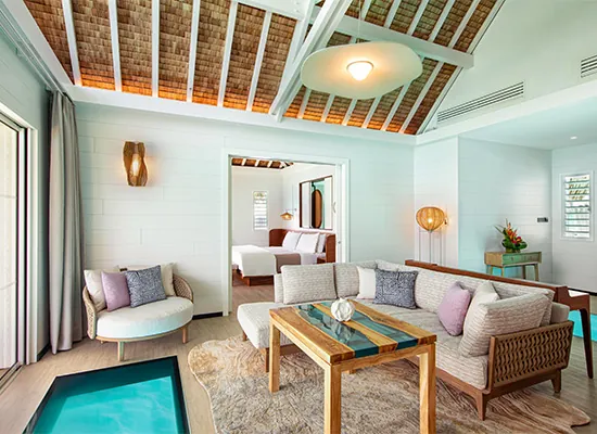 Westin Bora Bora – 2 Bedroom Overwater Villa Premium Otemanu View with Plunge Pool (4)