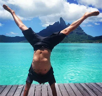 Gary in French Polynesia