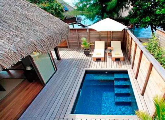 Hilton Moorea Lagoon Resort & Spa – Standard Garden Pool Bungalow (1)