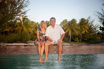 Mike & Joanne in French Polynesia