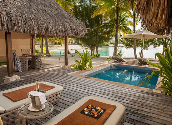 The St. Regis Bora Bora Resort – Beachside Villa with Pool (2)