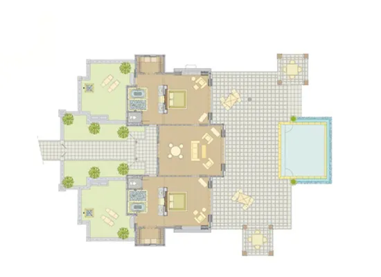 The St. Regis Bora Bora Resort – Reefside Garden Villa One Bedroom or Two Bedroom Villa with Pool (4)