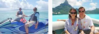 Alex and Paul Kiesling in French Polynesia
