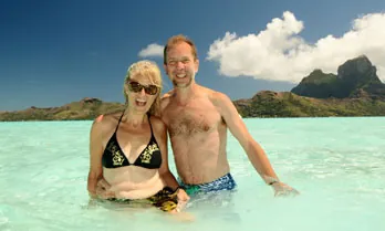 Maururu,Wojciech & Anna in French Polynesia